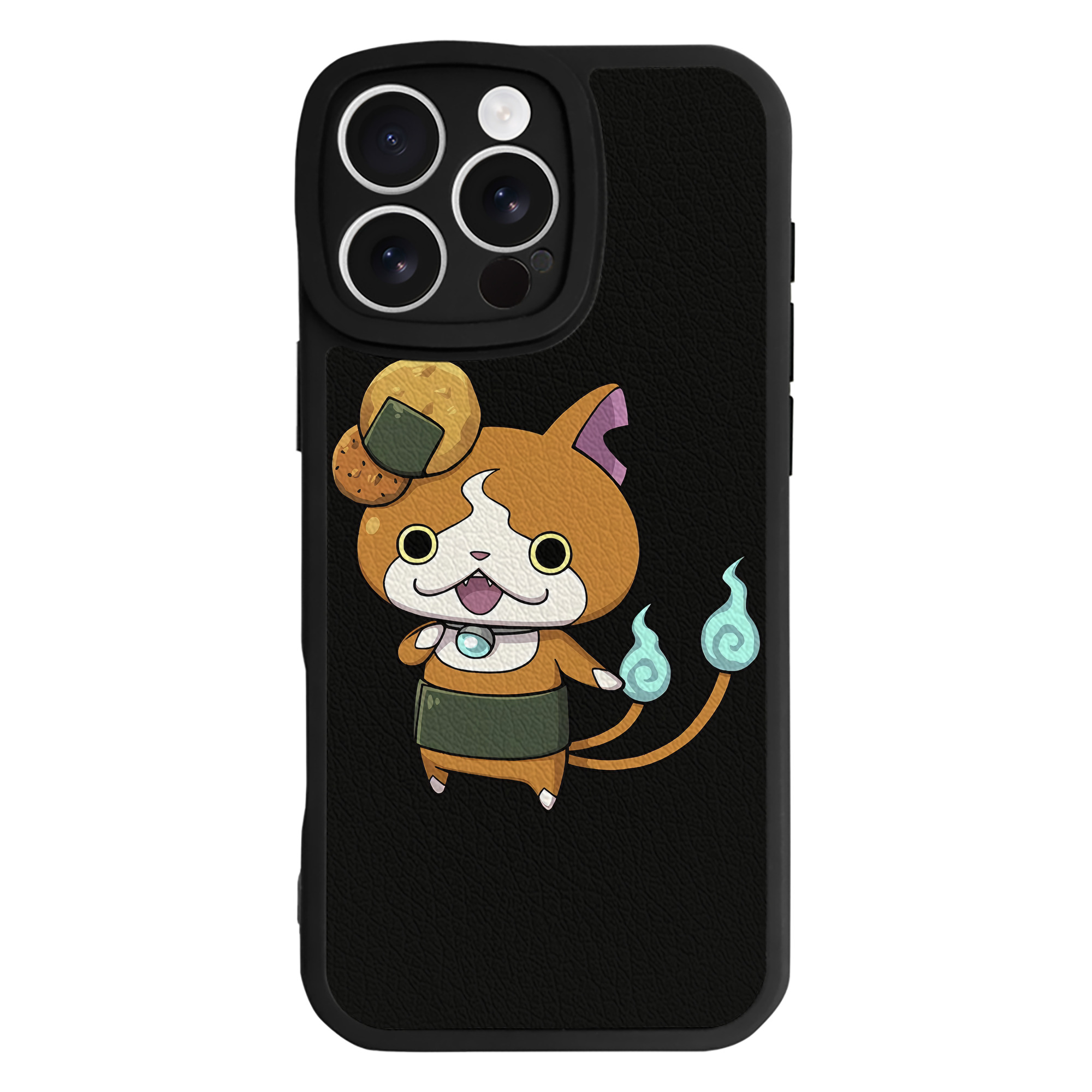 （画像用） 妖怪ウォッチ Yo-kai Watch 【iPhone 16シリーズ対応】シリコンスマホケース（レザー調） 材質：シリコン